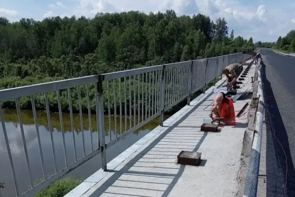 В Кузбассе дорожники начали ремонт моста через Яю на трассе Томск — Мариинск