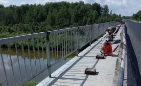 В Кузбассе дорожники начали ремонт моста через Яю на трассе Томск — Мариинск