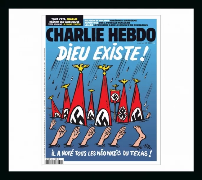 Фото: Charlie Hebdo жестоко поглумился над жертвами стихийного бедствия в Техасе 2