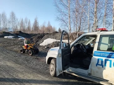 Фото: В Шерегеше задержали 12-летнего мальчика на квадроцикле 3