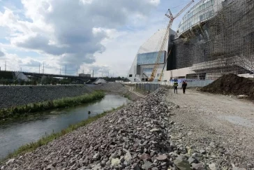 Фото: Спуск к воде и стритбол под мостом: мэр Кемерова рассказал о строительстве набережных Искитимки 6