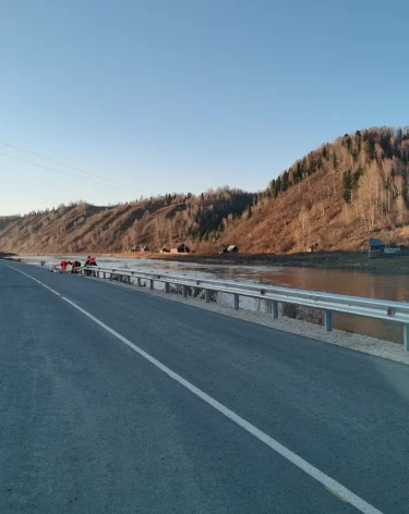 В Усть-Кабырзе построили 4 км дороги за 132 млн рублей