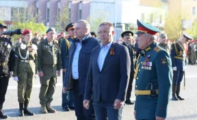 Илья Середюк проверил подготовку к маршу Победы в Новокузнецке