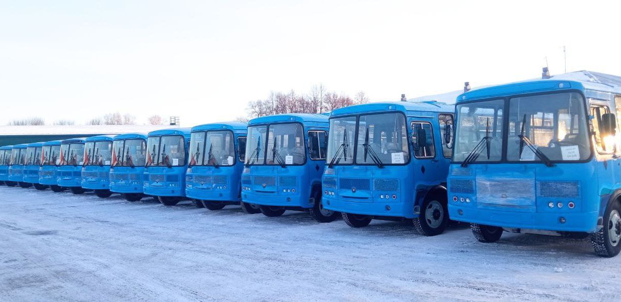 В Кузбассе на сельские маршруты выйдут 19 новых автобусов ПАЗ