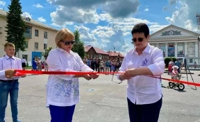 В кузбасском городе открыли обновлённую аллею