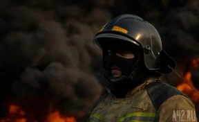 В Челябинске горит крупный вещевой рынок «Восточный город», столб пламени виден издалека