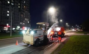 В Кемерове за сутки ямочный ремонт провели на пяти улицах