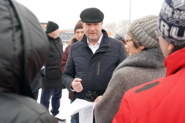 Мэр Кемерова проверил зону подтопления в жилом районе Пионер