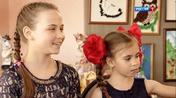 Фото: Две девочки из Кузбасса стали героинями программы на федеральном канале 1