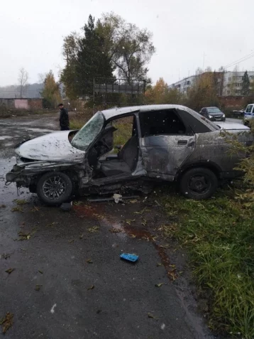 Фото: «Водитель скрылся»: момент смертельного ДТП в Кузбассе попал на видео 1