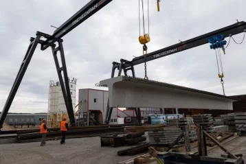 Фото: Первая балка для Кузбасского моста готова, сообщил мэр Кемерова 3