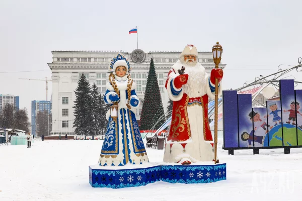 В Кемерове ледовый городок на площади Советов откроют 27 декабря