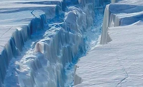 В Антарктиде откололся гигантский кусок ледника