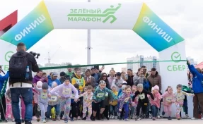 Праздник спорта и экологии: порядка 5000 человек пробежали «Зелёный марафон» в Кузбассе