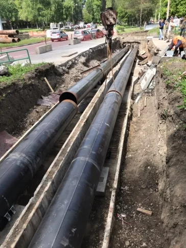 Фото: Мэр Новокузнецка проверил, как проходит ремонт трубопроводов 2