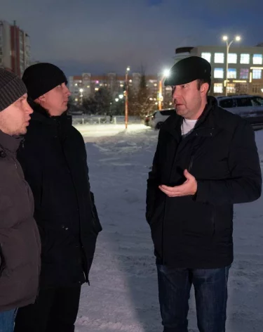 Глава Кемерова проверил уборку снега на улицах