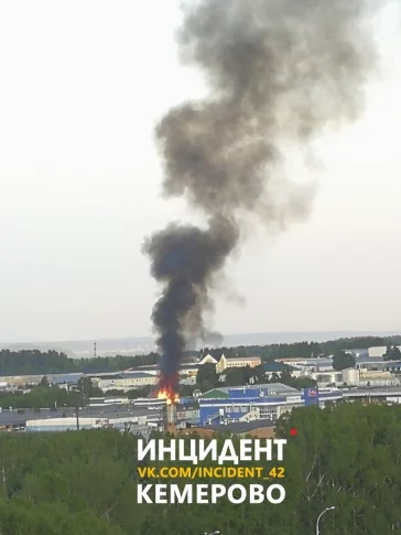 Фото: На улице Тухачевского в Кемерове снова произошёл пожар 2