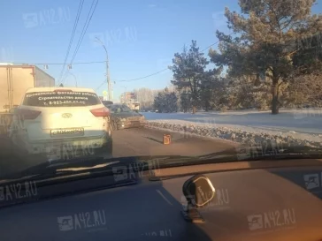 Фото: В Кемерове три автомобиля столкнулись на улице Терешковой: очевидцы делятся фото 3