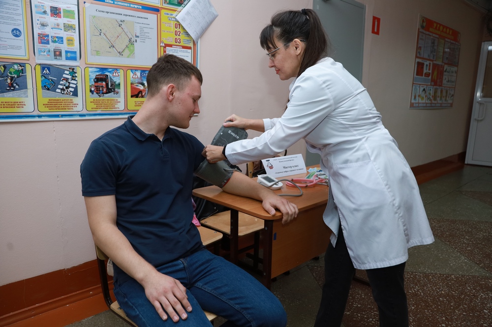 На избирательных участках в Кемерове проходят медицинские осмотры