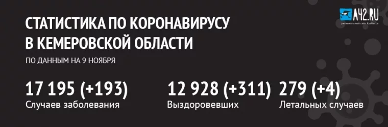 Фото: Коронавирус в Кемеровской области: актуальная информация на 9 ноября 1