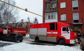 В многоэтажке в Кемерове произошёл пожар