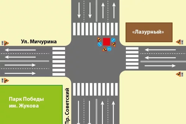 В Кемерове из-за ремонта ограничат движение по Советскому проспекту
