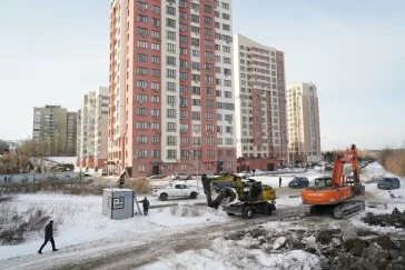 Фото: В Кемерове начались работы на месте будущего коллектора на улице Мичурина 3