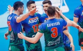Волейбольный «Кузбасс» победил в первом матче полуфинала Кубка ЕКВ