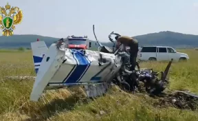 В Приморье в районе аэродрома разбился легкомоторный самолёт, пилот погиб