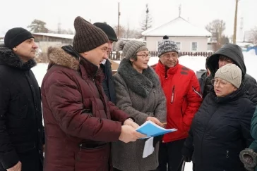 Фото: Мэр Кемерова проверил зону подтопления в жилом районе Пионер 1
