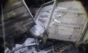 В Бурятии произошёл сход 22 вагонов грузового поезда 