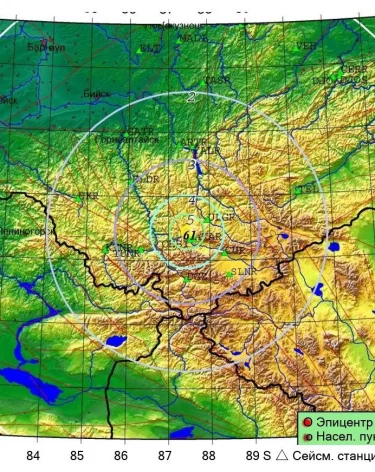 «Толчки ощущались»: В Республике Алтай произошло землетрясение магнитудой 4,9