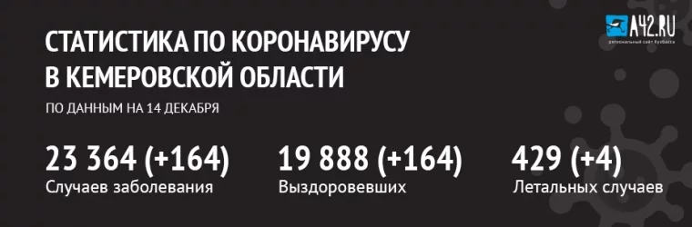 Фото: Коронавирус в Кемеровской области: актуальная информация на 14 декабря 1