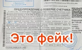 Власти предупредили кузбассовцев о фейковых предупреждениях о поверках счётчиков