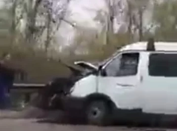 Фото: На Ильинском шоссе в Новокузнецке произошла серьёзная авария 1