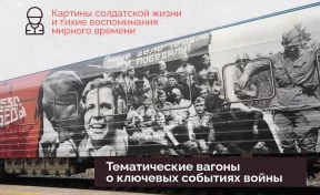 В Кемерово прибыл передвижной музей «Поезд Победы»