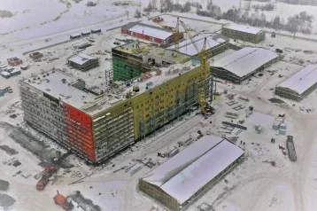 Фото: Главный корпус новой инфекционной больницы в Новокузнецке готов на 70% 1