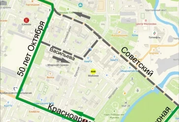 Фото: В Кемерове 7 автобусов изменят маршрут: закрывается перекрёсток Советский — Мичурина 2