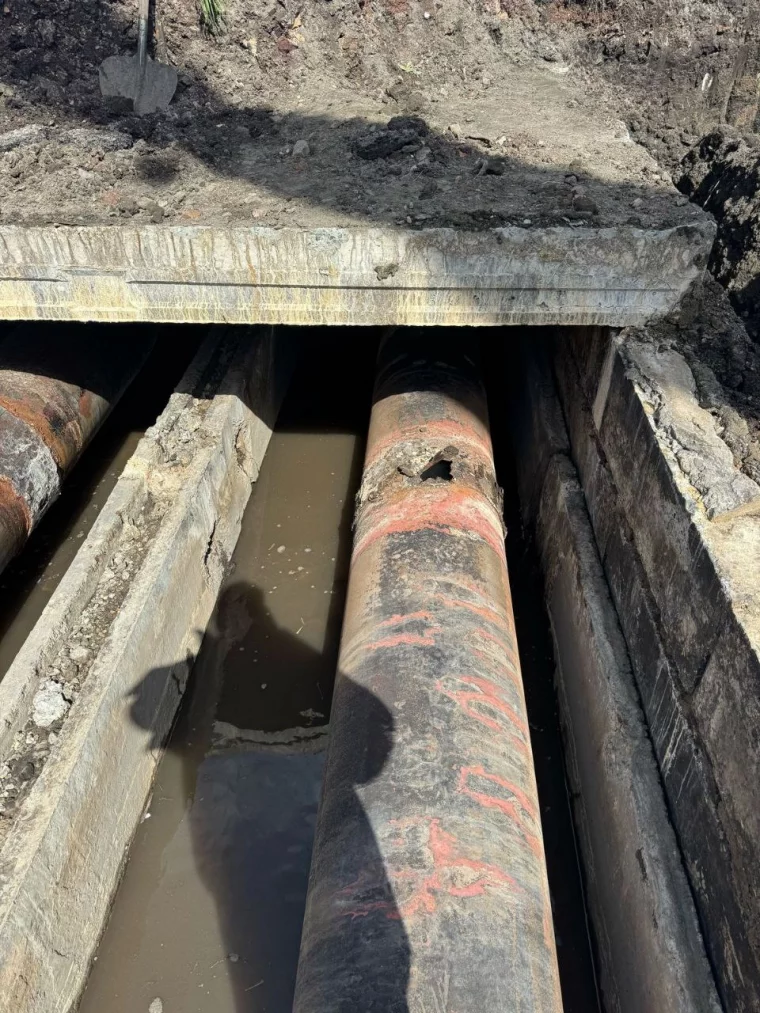 Фото: Жители кузбасского города остались без отопления и горячей воды 2