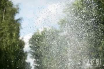 Фото: Соцсети: «фонтан» из-за коммунальной аварии в Прокопьевске попал на видео  1