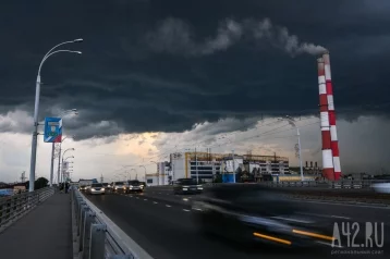 Фото: Кузбассовцев предупредили о сильном ветре и грозах с градом 1