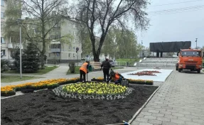 В Новокузнецке установили временные ограждения на «Бульваре Героев»