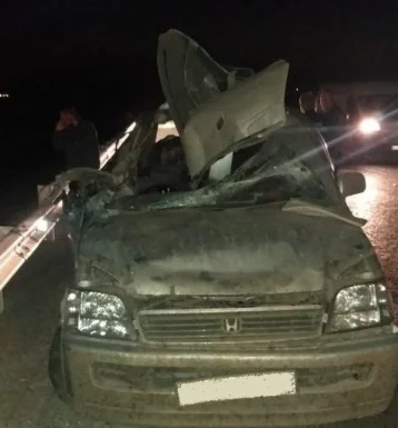 Фото: Водитель Honda погиб после ДТП с КамАЗом на кузбасской трассе 1