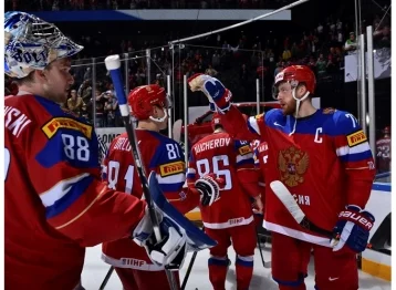 Фото: Кузбасский хоккеист отличился в четвертьфинале ЧМ по хоккею 1