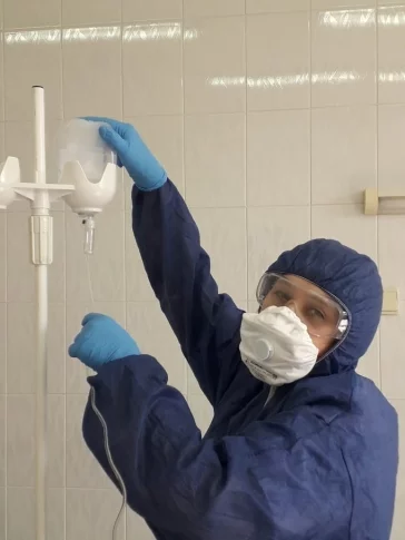Фото: В больнице Анжеро-Судженска открыли новое отделение из-за ситуации с коронавирусом 2