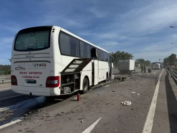 Фото: В Воронежской области 14 человек пострадали при столкновении автобуса с грузовиком 1