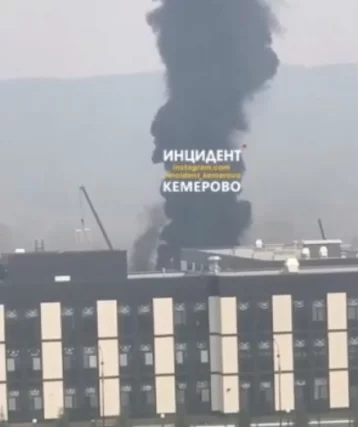 Фото: Появилось видео пожара на территории Президентского кадетского училища в Кемерове 1