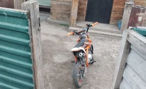 В Кузбассе полицейские поймали 8-летнего мотоциклиста