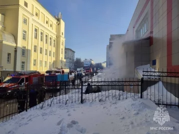 Фото: В Новосибирске произошёл пожар в подвале в гимназии, из здания эвакуировали более 800 человек 1