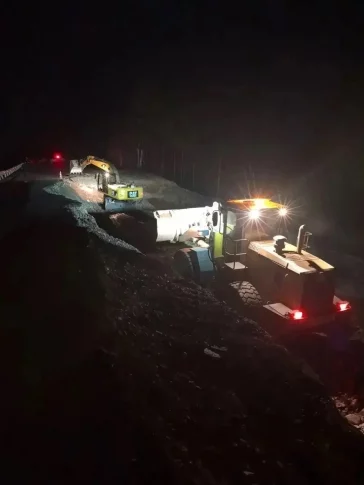 Фото: Дирекция автодорог Кузбасса показала, как восстанавливают участок трассы Бийск — Новокузнецк 1